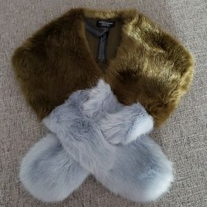 Zara faux fur muffler
